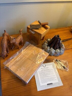 Kaya’s Wood Campfire Playset with Accessories American Girl